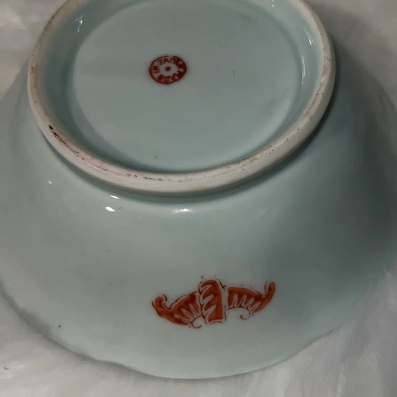 Vintage dragon and phoenix bowl - Picture 2 of 3